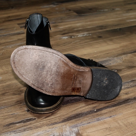 McKanty Black Italian Men's Boots - Size 41 - Picture 4 of 7